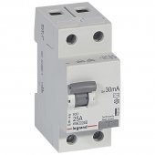402024; Выключатель дифференциального тока RX3 2P 25А тип AC 30мА 2 модуля