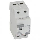402026; Выключатель дифференциального тока RX3 2P 63А тип AC 30мА 2 модуля
