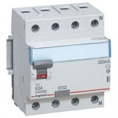403043; Выключатель дифференциального тока TX³ 4P 40А тип AC 300мА 4 модуля