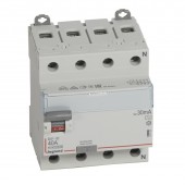 411703; Выключатель дифференциального тока DX³ ID 4P 400В 40А тип AC 30мА 4 модуля