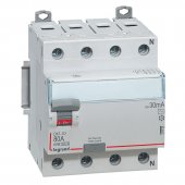 411705; Выключатель дифференциального тока DX³ ID 4P 400В 80А тип AC 30мА 4 модуля