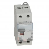411504; Выключатель дифференциального тока DX³ ID 2P 230В 25А тип AC 30мА 2 модуля