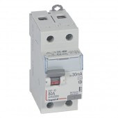411507; Выключатель дифференциального тока DX³-ID - 2P - 230 В - 80 А - тип AC - 30 мА - 2 модуля