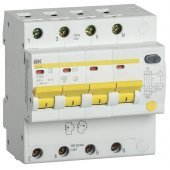 MAD13-4-063-C-300; Дифференциальный автоматический выключатель АД14S 4P 63А 300мА