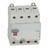 411723; Выключатель дифференциального тока DX³ ID 4P 400В 40А тип AC 300мА 4 модуля
