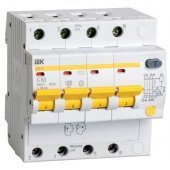 MAD10-4-016-C-030; Дифференциальный автоматический выключатель АД14 4P 16А 30мА