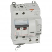 411158; Выключатель дифференциального тока DX³ 6000 10кА тип С 2P 230В 16А тип AС 30мА 4 модуля