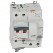 411163; Выключатель дифференциального тока DX³ 6000 10кА тип С 2P 230В 50А тип AС 30мА 4 модуля