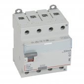 411780; Выключатель дифференциального тока DX³ ID 4P 400В 40А типА 300мА 4 модуля