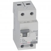 402038; Выключатель дифференциального тока RX3 2P 63А тип А 30мА 2 модуля