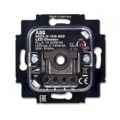 2CKA006512A0335; Механизм светорегулятора Busch-Dimmer для LED-ламп поворотный 2-100 Вт/Ва для скрытой установки