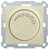 EDB11-0600-K33; Светорегулятор поворотный с индикацией СС10-1-1-Б 600Вт BOLERO кремовый