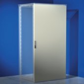 R5CPE22100 Дверь сплошная, 2200x1000мм (ВхШ) для шкафов серий DAE/CQE, IP65, цвет серый RAL 7035