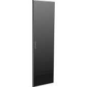 LN05-33U6X-DM; Дверь металлическая для шкафа LINEA N 33U 600 мм черная