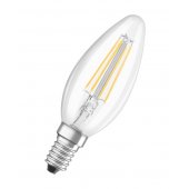4058075217836; Лампа светодиодная LED 6Вт E14 CLB75 белый Filament прозрачная свеча