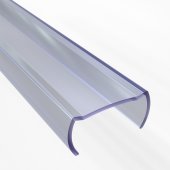 134-082; Короб пластиковый для гибкого неона формы D (16х16 мм), длина 1 метр