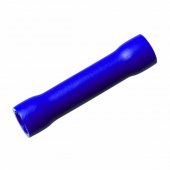 08-0721; Соединительная гильза изолированная L-26 мм 1.5-2.5 мм² (ГСИ 2.5/ГСИ 1.5-2.5) синяя