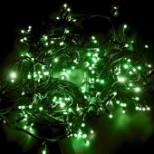 315-154; Гирлянда модульная "Дюраплей LED" 20м 200 LED черный каучук Зеленая