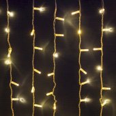 235-158; Гирлянда "Светодиодный Дождь" 2х3м, постоянное свечение, прозрачный провод, 230 В, цвет: Золото, 760 LED