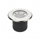 V1-G1-71550-10L19-6701640; Светодиодный светильник архитектурный Plint диаметр 210мм 16Вт 4000K IP67 линзованный 20° RAL7045 серый