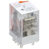 ORM-1-4C-AC220V-L-B; Реле интерфейсное ORM-1 4C 220В AC с LED и тест. кнопкой