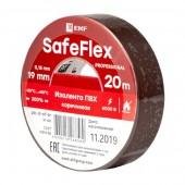 plc-iz-sf-br; Изолента ПВХ коричневая 19мм 20м серии SafeFlex