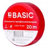 plc-iz-a-r; Изолента класс А (0.18х19мм) (20м.) красная Basic