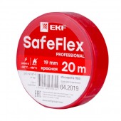 plc-iz-sf-r; Изолента ПВХ красная 19мм 20м серии SafeFlex