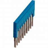 NSYTRAL210BL; Перемычка для клеммников 10 точек подключения для 2.5мм² синяя