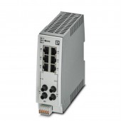 2702332; Промышленный коммутатор Managed Switch 2000, 6 портов RJ45 10/100 Мбит/с, 2 ST многомодовый 100 Мбит/с FL SWITCH 2206-2FX ST