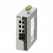 2891060; Промышленный коммутатор Ethernet 6 портов RJ45 10/100 MБит/с, 2 оптических порта SС FL SWITCH 3006T-2FX SM