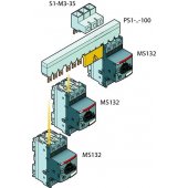 1SAM201913R1103; Колодка S1-M3-35 для подключения трехфазного кабеля до 35мм2 100 А к автоматам типа MS116/132
