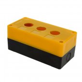 cpb-103-o; Корпус КП103 пластиковый 3 кнопки желтый PROxima