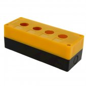 cpb-104-o; Корпус КП104 пластиковый 4 кнопки желтый PROxima