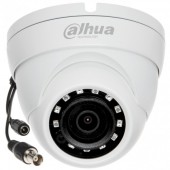 Видеокамера HDCVI Купольная мультиформатная (4 в 1) 2Мп c фиксированным объективом 2.8мм, 3.6мм или 6мм; DH-HAC-HDW1220MP-0280B