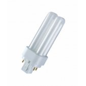 4050300012148; Лампа энергосберегающая КЛЛ 18вт Dulux D/E 18/827 4p GX24q-2 (012148)