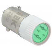 BMS10-012-K06; Лампа сменная зеленая матрица/12В