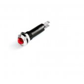 AV1F01CG28 Мини-индикатор штекерное подкл. уст.размер 8/10 круг. внеш.рассеив. зел. 28В