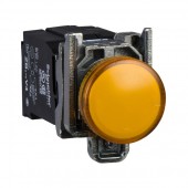 XB4BV5B5; Лампа сигнальная, оранжевая, встроенный LED, 400В