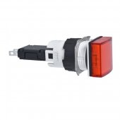 XB6CV4BB; XB6 Лампа сигнальная 12-24V 16мм красная квадратная