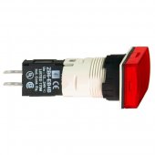 XB6DV4BB; XB6 Лампа сигнальная красная светодиодная 24В АС/DC, прямоугольная