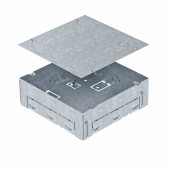 7427430; Монтажное основание UDHOME BOX для лючка GES4 (коробка для лючка 6 модулей 45х45 мм) h=70-110 сталь