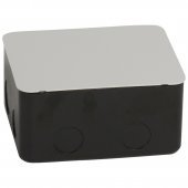 054001; Монтажная коробка для выдвижного розеточного блока 4 модуля металл