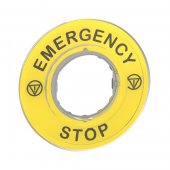 ZBY9320; Маркировка 3D "Emergency Stop"
