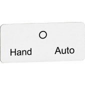 1SFA611930R1193; Шильдик MA6-1193 для переключателя 3-позиционного с текстом Hand/0/Auto