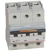 409882; Автоматический выключатель DX³ MA 25кА тип MA 3P 400В 16А 4,5 модуля