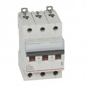 407863; Автоматический выключатель DX³ 6000 10кА тип C 3P 400В 40А 3 модуля