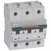 409785; Автоматический выключатель DX³ 25кА тип С 3P 400В 40А 4,5 модуля