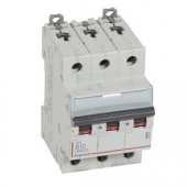 407559; Автоматический выключатель DX³ 6000 10кА тип B 3P 400В 10А 3 модуля