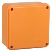 UKF20-100-100-050-6-4-09; Коробка распаячная огнестойкая ПС 100х100х50мм 6P 4мм² IP44 гладкие стенки